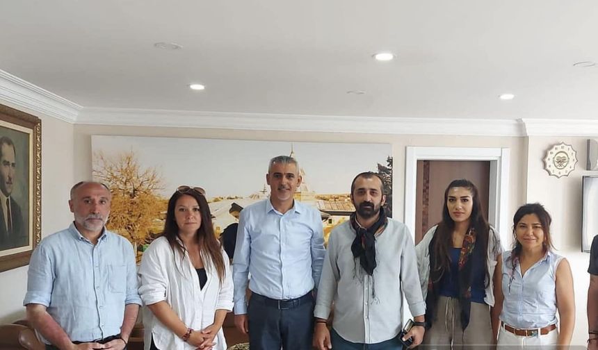 Yol TV Türkiye Almanya temsilcileri Hacıbektaş belediyesine misafir oldu