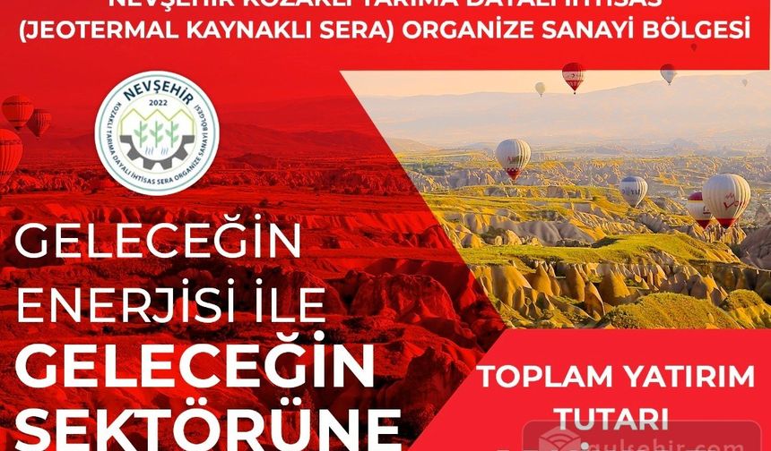 Nevşehir Kozaklı'da Tarıma Dayalı OSB Planı Açıklandı