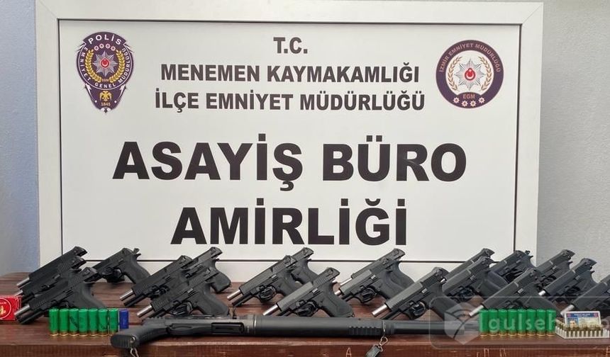 ''İzmir'de Suç Makinesi Sahte Kimlikle Silah Ticareti Yaparken Yakalandı''