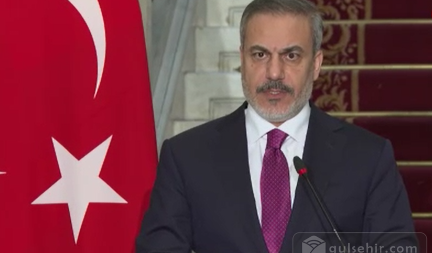 Dışişleri Bakanı Fidan'dan Filistin'deki Saldırılara İlişkin Açıklama