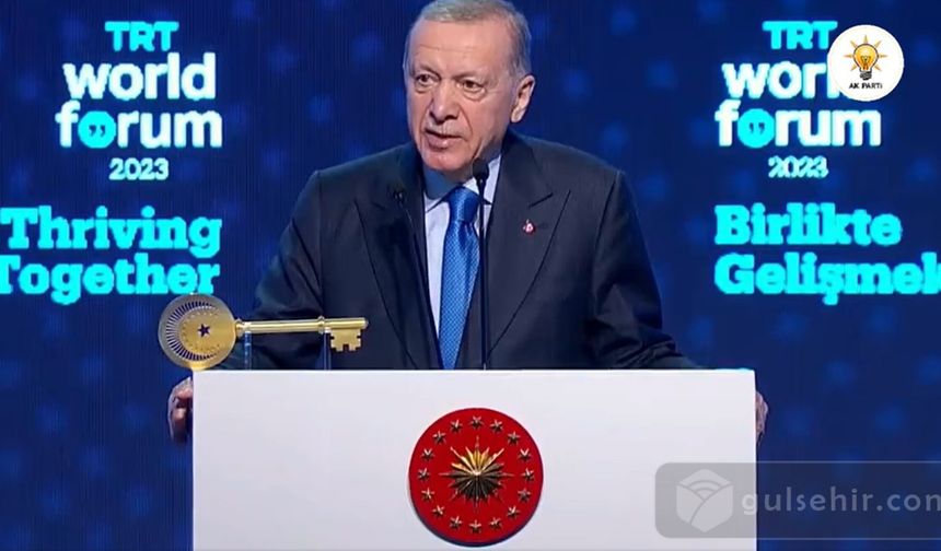 Cumhurbaşkanı Erdoğan, TRT World Forum'da Vizyonunu Paylaşıyor