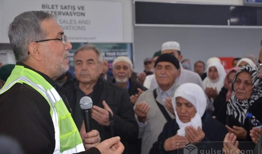 Umrecilere Dualarla Veda: Kapadokya Havalimanı'ndan Yola Çıktılar!