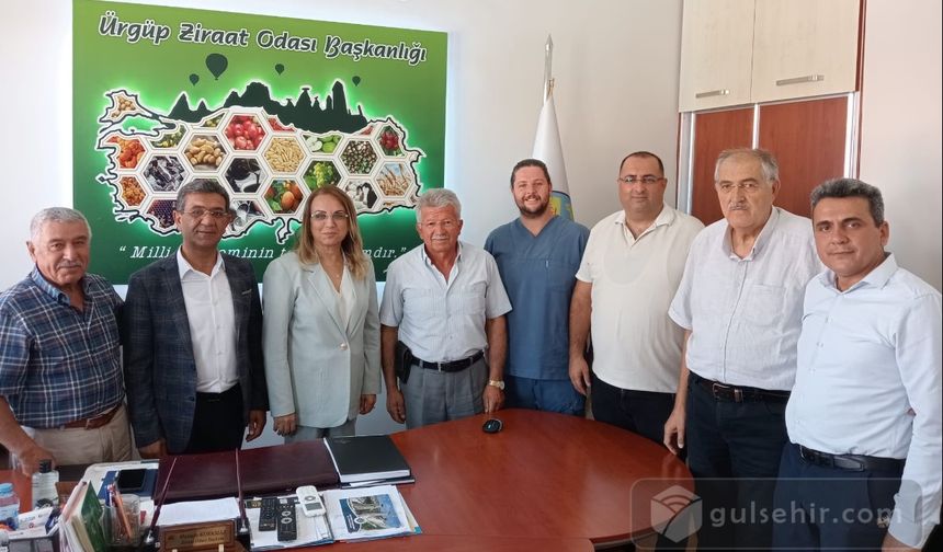 Ürgüp Ziraat Odası Başkanı Mustafa Korkmaz’a Ziyaret