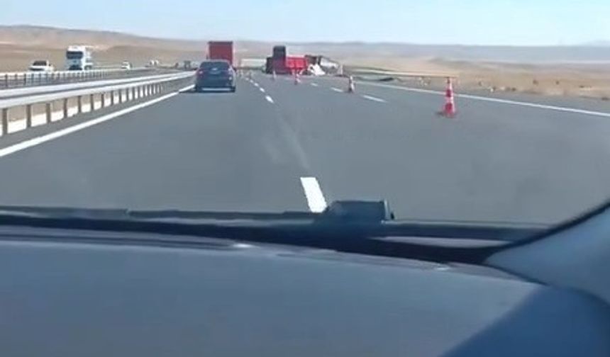 Ankara-Niğde Otoyolu'nda Kaza