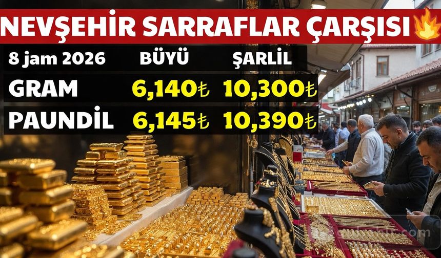Nevşehir'de Altın Fiyatları Rekor Üzerine Rekor Kırıyor! (8 Ocak 2026)