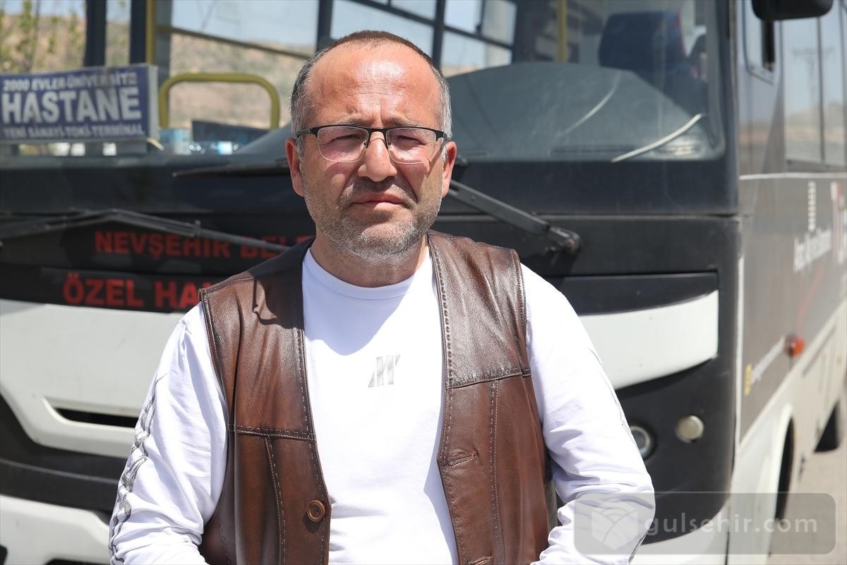 Nevşehir'de özel halk otobüsünde fenalaşan yolcu