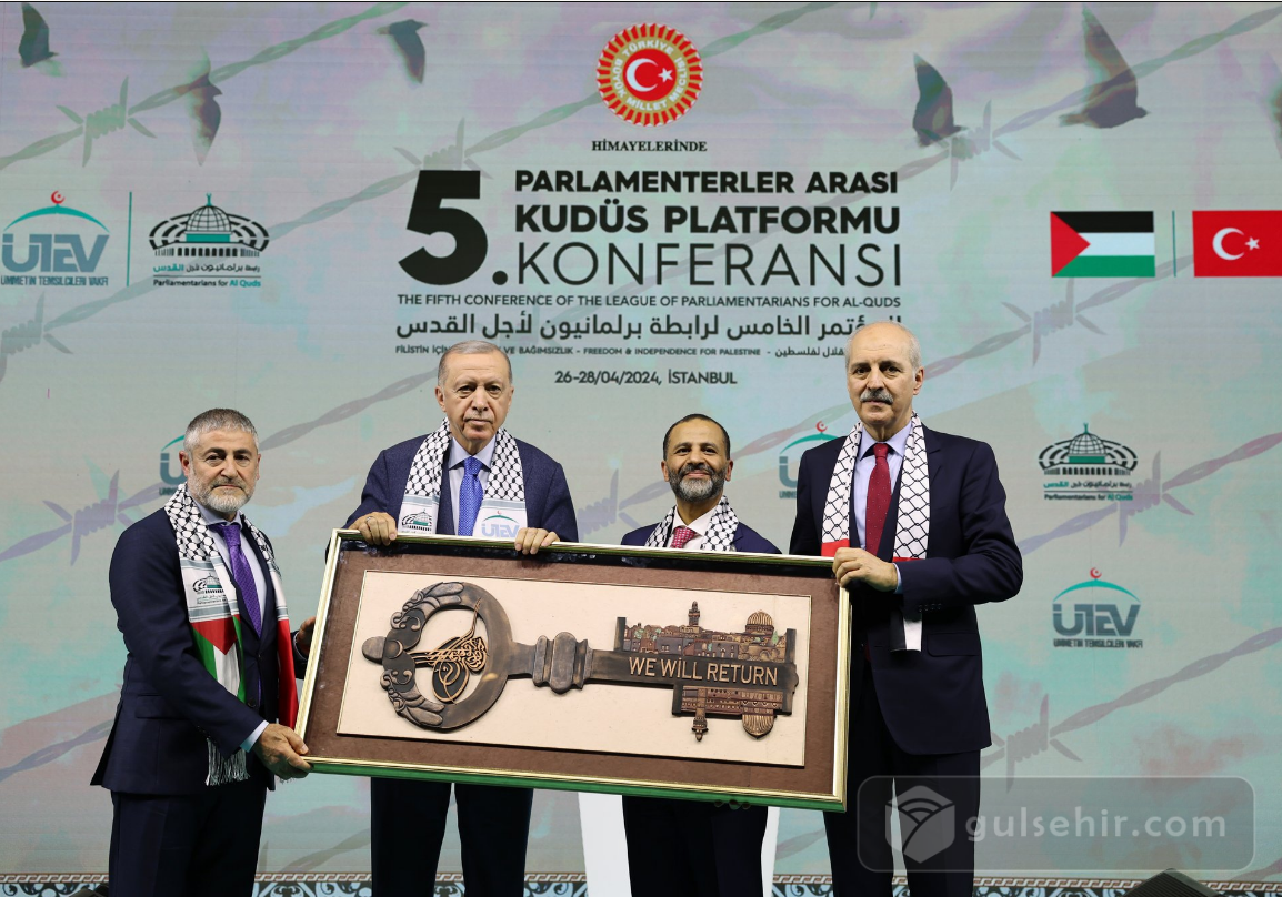Cumhurbaşkanı Erdoğan, Parlamenterler Arası Kudüs Platformu 3