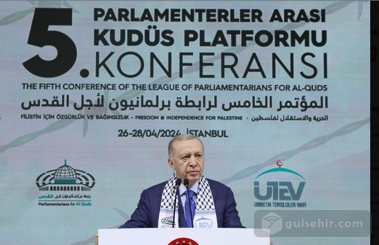 Cumhurbaşkanı Erdoğan, Parlamenterler Arası Kudüs Platformu