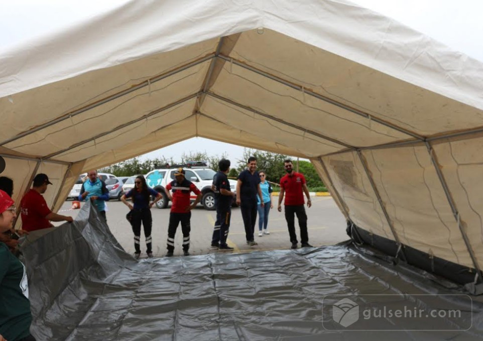 Nevşehir Umke Den Acil Müdahale Sahra Çadırı Kurulum Tatbikatı 22
